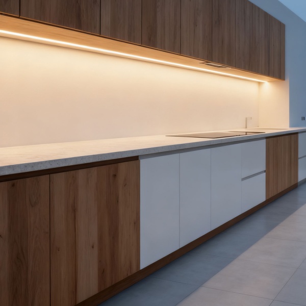 2er-Set 3m LED Streifen warmweiss mit Bewegungsmelder & Batteriebetrieb - Selbstklebendes Lichtband, Nachtlicht Stripe, 90 LEDs, 5W