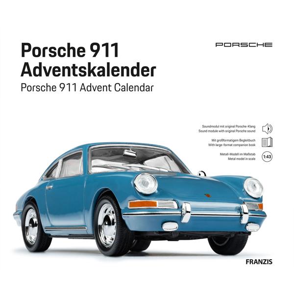Fantastischer Porsche 911 Carrera Adventskalender – Edler Modellauto Bausatz 1:43 mit Original Motorsound. Perfektes Geschenk für Männer & Sammler