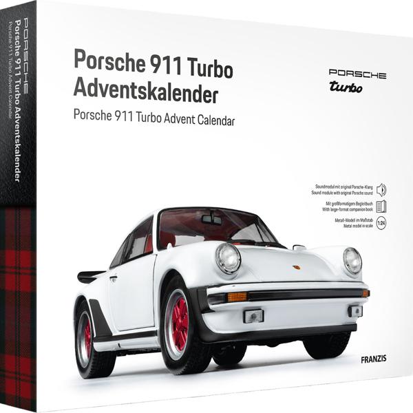 Porsche 911 Turbo Adventskalender – Exklusiver Modellbausatz für Sammler & Fans – Tolles Weihnachtsgeschenk zum Selberbauen – Massstab 1:24