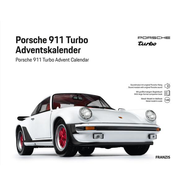 Porsche 911 Turbo Adventskalender – Exklusiver Modellbausatz für Sammler & Fans – Tolles Weihnachtsgeschenk zum Selberbauen – Massstab 1:24
