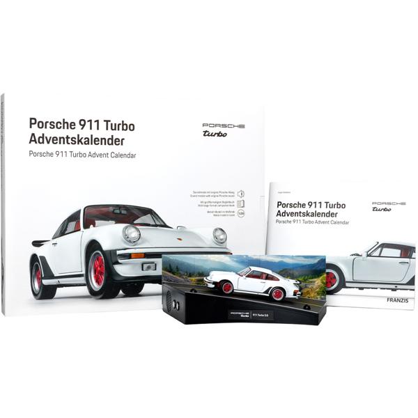 Porsche 911 Turbo Adventskalender – Exklusiver Modellbausatz für Sammler & Fans – Tolles Weihnachtsgeschenk zum Selberbauen – Massstab 1:24