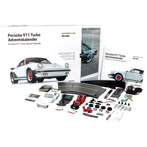 Porsche 911 Turbo Adventskalender – Exklusiver Modellbausatz für Sammler & Fans – Tolles Weihnachtsgeschenk zum Selberbauen – Massstab 1:24