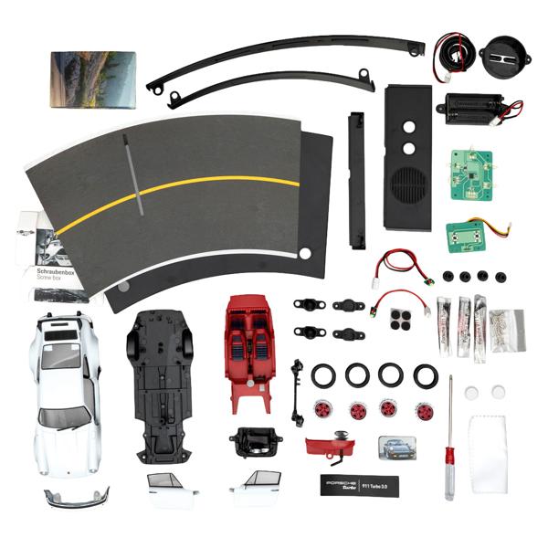 Porsche 911 Turbo Adventskalender – Exklusiver Modellbausatz für Sammler & Fans – Tolles Weihnachtsgeschenk zum Selberbauen – Massstab 1:24