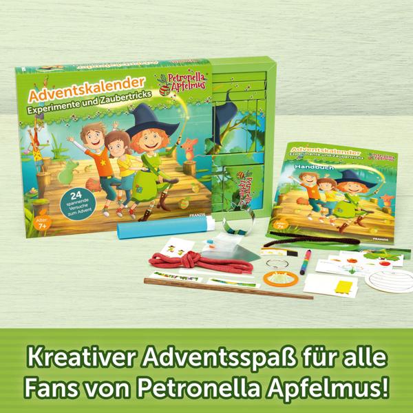 Petronella Apfelmus Adventskalender - 24 tolle magische Experimente & bezaubernde Zaubertricks für Kinder ab 7 Jahren - Spielerisch lernen 