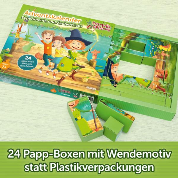 Petronella Apfelmus Adventskalender - 24 tolle magische Experimente & bezaubernde Zaubertricks für Kinder ab 7 Jahren - Spielerisch lernen 