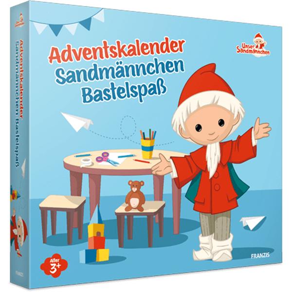 Bezaubernder Sandmännchen Adventskalender – Kreatives Bastelset & 24 tolle Vorlesegeschichten für magische Familien-Momente