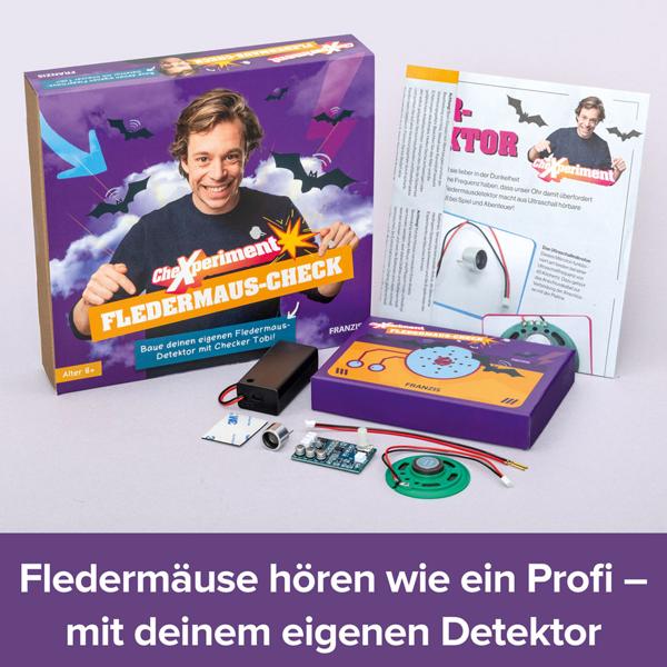 CheXperiment Fledermaus-Check - Mit diesem Fledermaus-Detektor tauchen Sie in die Welt der nächtlichen Jäger ein