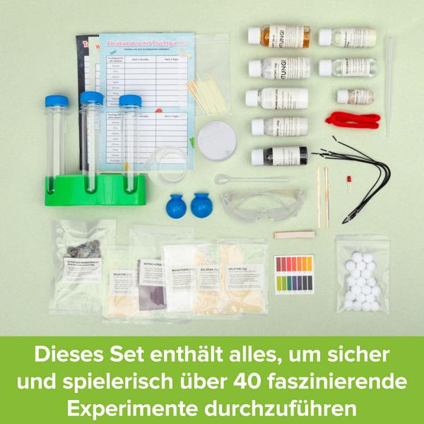 GEOlino Chemie 2.0 Experimentierkasten - 40 sichere Experimente für Kinder ab 10 Jahren, inkl. Handbuch
