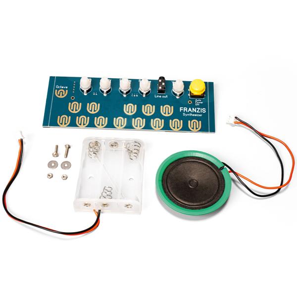 Kreativer Synthesizer Elektrobausatz - Einfaches Set ohne Löten - Bauen Sie Ihr eigenes vollständiges Musikinstrument und musizieren Sie sofort