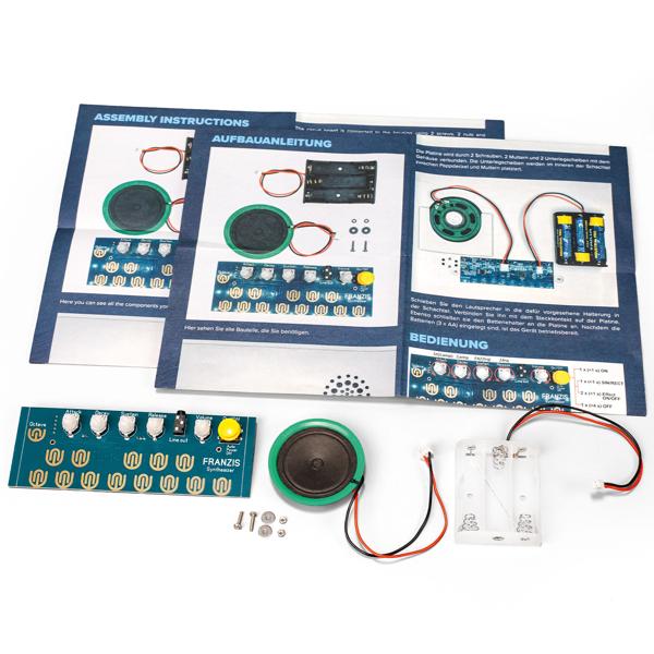 Kreativer Synthesizer Elektrobausatz - Einfaches Set ohne Löten - Bauen Sie Ihr eigenes vollständiges Musikinstrument und musizieren Sie sofort