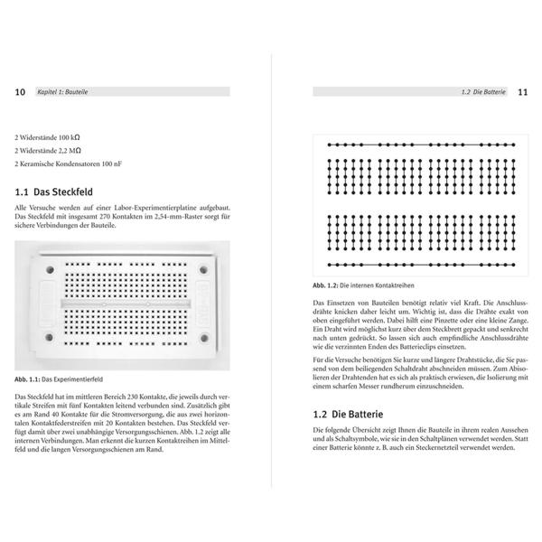 Lernpaket Digitale Elektronik - Elektronik Bausatz - 20 Projekte, inkl. Bauteile, Platine, Schaltplänen & Handbuch