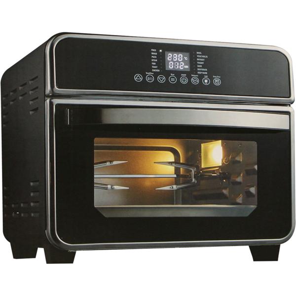 Multifunktionaler Mini-Backofen 1600 W: Kompakter Alleskönner mit Heissluftfritteuse, Grill & Dörrfunktion – Für vielseitiges & gesundes Kochen