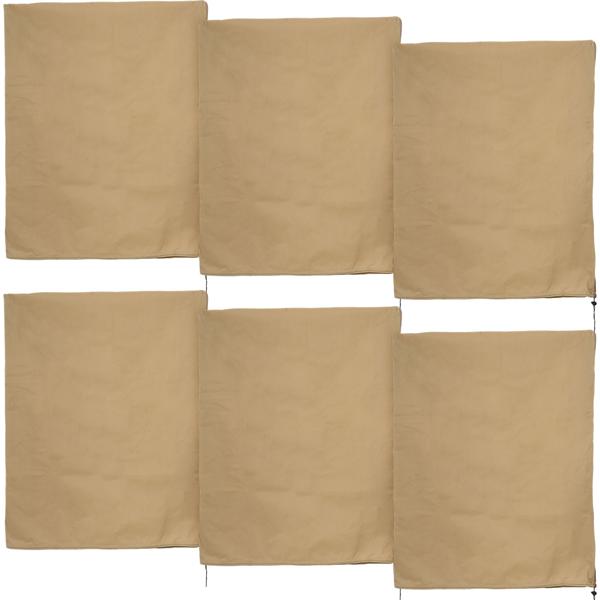 Hochwertige Pflanzenschutzhüllen, 6er Set, 100x80 cm – atmungsaktive Frostschutzhauben für Pflanzen, Sträucher und Kübel, wiederverwendbar & wetterfest