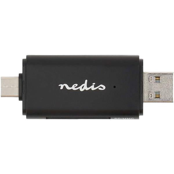 Dualer Card Reader USB-A & Typ-C - ultraschnelle Übertragung Fotos, Videos & Dateien - SD/MicroSD-Karten kompatibel, Plug & Play, USB 2.0