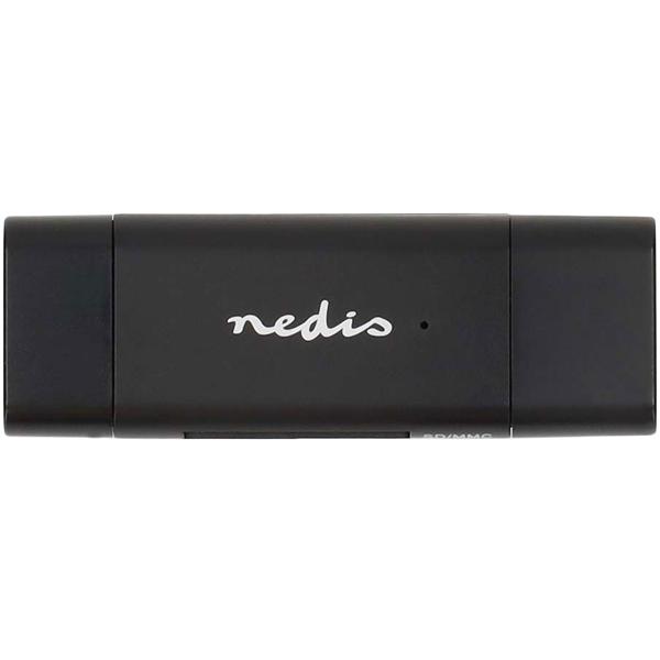 Dualer Card Reader USB-A & Typ-C - ultraschnelle Übertragung Fotos, Videos & Dateien - SD/MicroSD-Karten kompatibel, Plug & Play, USB 2.0