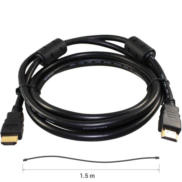 HDMI Kabel High Speed mit Ethernet - maximale Fernsehqualität für Heimkino & Gaming - unterstützt 4K-Streaming, 1440p/120Hz, 10.2 GBit/s, 8 PCM-Audio