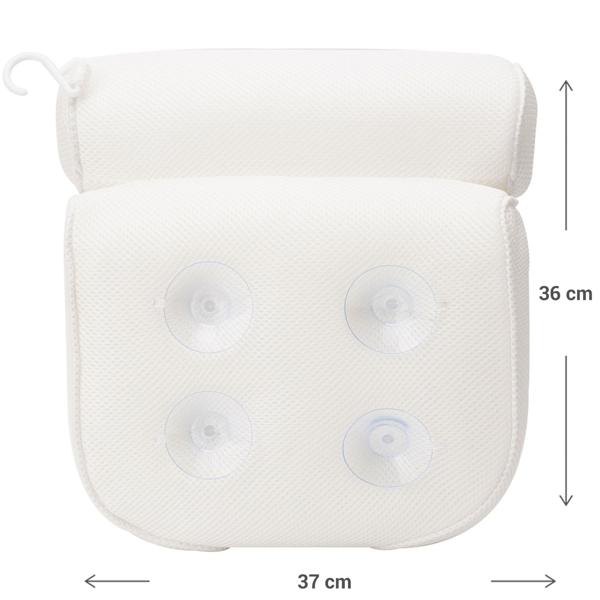 Luxuriöses Badewannen-Kissen für pure Entspannung - Ergonomische 2-Kammer-Nackenstütze - Das Wohlfühlkissen für Ihr Bad