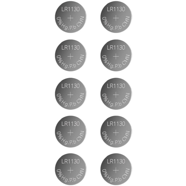 20er-Set Alkaline-Knopfzellen LR54 AG10, 1,5V 80 mAh, Quecksilber- und Cadmiumfrei – Zuverlässige Batterien für Uhren, Taschenrechner & Kleingeräte