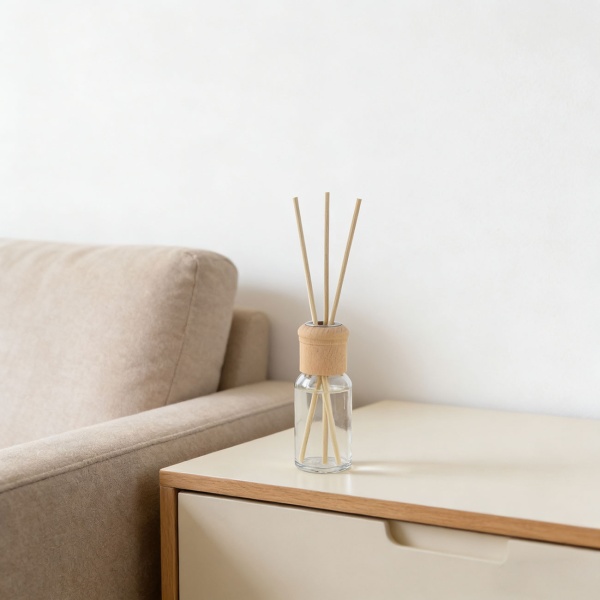 Raumparfüm-Set mit 8 Duftölen & 48 Rattan-Stäbchen