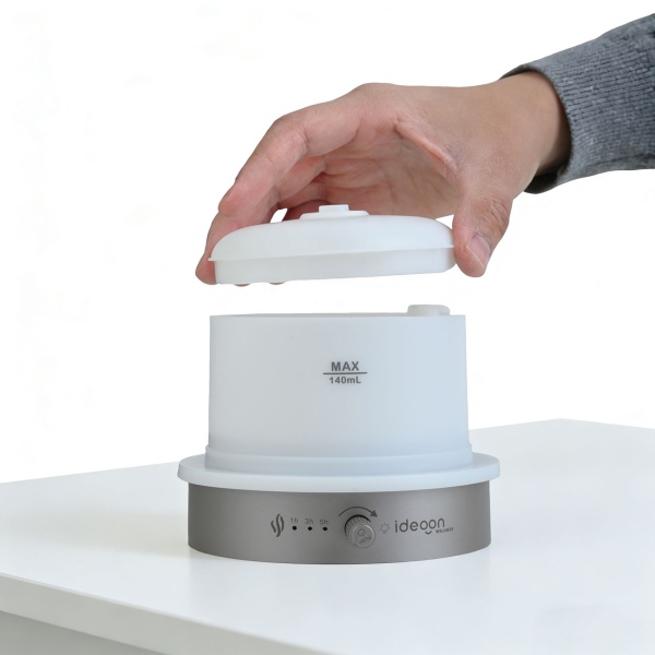 Aroma Diffuser 140ml mit LED Beleuchtung dimmbar – Elektrische Duftlampe 12W – Lufterfrischer mit Timer & 30 Min. Schlafhilfe-Modus Funktion