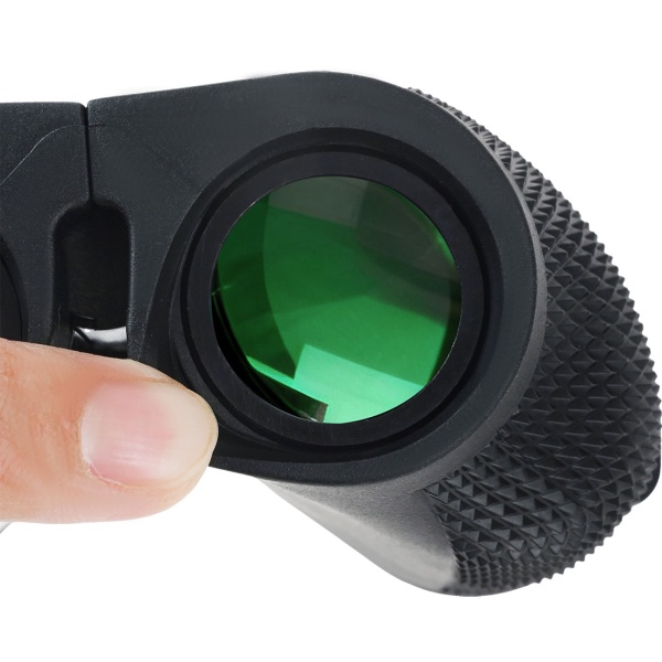 Kompaktes Mini Fernglas 10x25: Kompakt-Feldstecher für Jagd, Wandern & Outdoor. Mit Nachtsicht, BAK4 Prisma & Tasche - Ideal für Erwachsene & Kinder