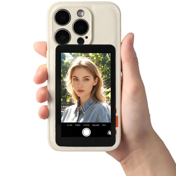 Magnetischer Smartphone Selfie Monitor - 4,02 Zoll Vlogging Display, 480x800 Pixel, Bluetooth 5.0, USB-C Ladeanschluss für Content Creator