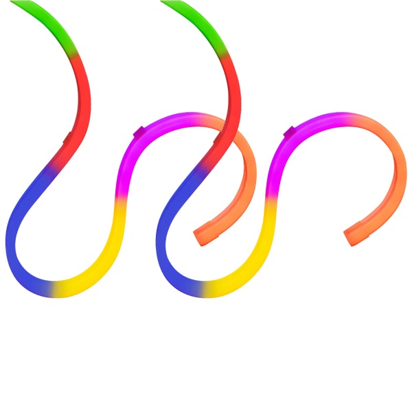 2er-Set LED Streifen mit Traumfarbe, RGB, Wi-Fi, dimmbar, 5m: Tuya-kompatibel & Google Assistant/Amazon Alexa - perfekt für Gaming-Setup, Deko und Party