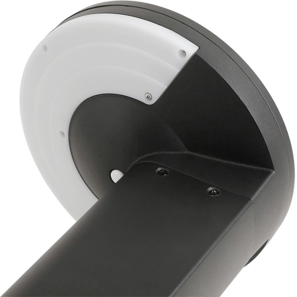 6er-Set Premium Solar Säulen-Wegeleuchte aus Aluminium in Schwarz, 300lm helle SMD-LEDs, Dämmerungssensor & 2 Leuchtmodi, wetterfeste Gartenlampe modern