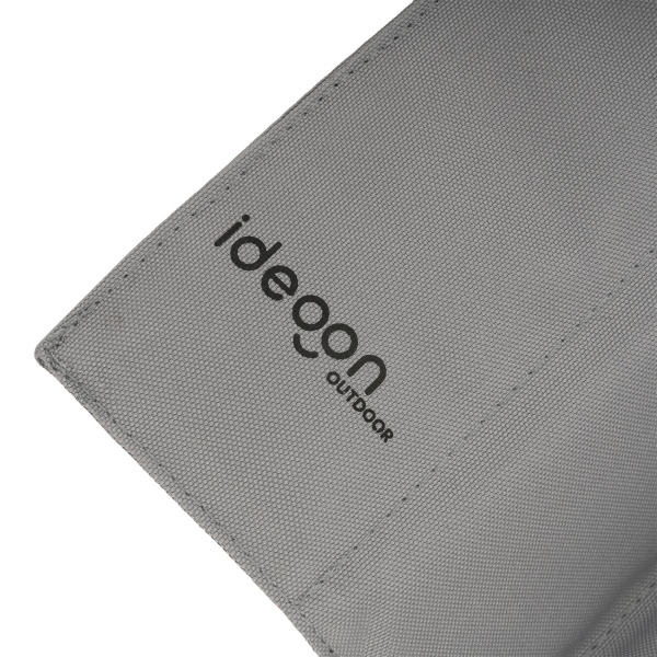 Faltbares Sitzkissen für Unterwegs - Outdoor Thermokissen Grau aus robustem Oxford-Stoff - Wasserdicht & Isolierend für Wandern, Camping, Stadion & Kita