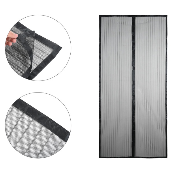 Insektenschutz Türvorhang mit Magnetverschluss, 210 x 100 cm