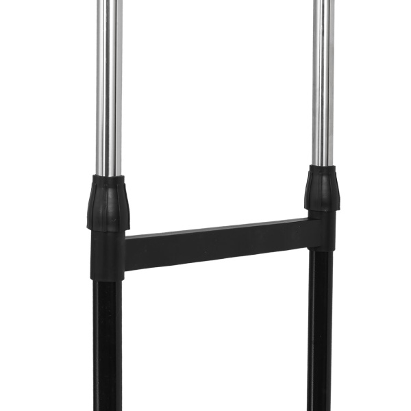 Mobiler Kleiderständer mit Doppel-Kleiderstange - 80 cm Breite - Höhenverstellbar von 90 bis 160 cm - Stabiler Garderobenständer für Ihre Kleidung