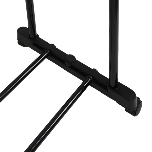 Mobiler Kleiderständer mit Doppel-Kleiderstange - 80 cm Breite - Höhenverstellbar von 90 bis 160 cm - Stabiler Garderobenständer für Ihre Kleidung
