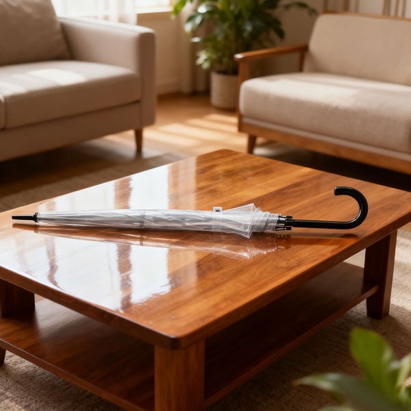 2er-Set Transparenter Regenschirm mit Automatik, 85 cm Durchmesser, klarer Glockenschirm für Damen & Herren, robuster Stockschirm mit Einhand-Öffnung