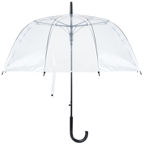 2er-Set Transparenter Regenschirm mit Automatik, 85 cm Durchmesser, klarer Glockenschirm für Damen & Herren, robuster Stockschirm mit Einhand-Öffnung