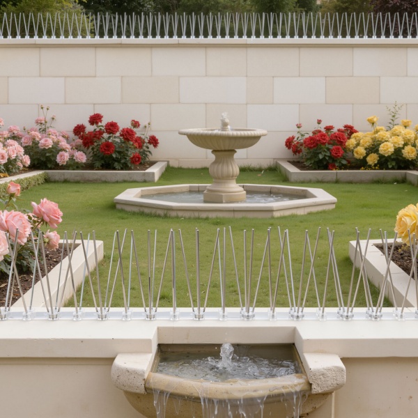 Effektive 10er-Set Taubenabwehr Spikes, 3-reihig Edelstahl, 5m - individuell anpassbar - Robuste Abwehr-Spitzen für optimalen Vogelschutz