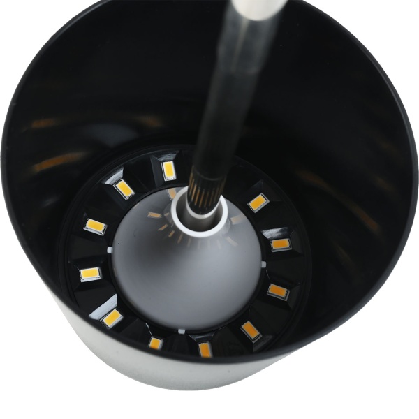 2er-Set Edle LED Tischleuchte dimmbar & aufladbar: Akku Nachttischlampe modern, Höhe verstellbar, warmweiss - kabellose Leselampe in Edelstahl-Design