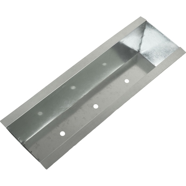 Premium Pflanzkasten für Europaletten aus verzinktem Metall, Paletteneinsatz mit 3 Ablauflöchern, Blumenkasten für Palettenmöbel, Silber