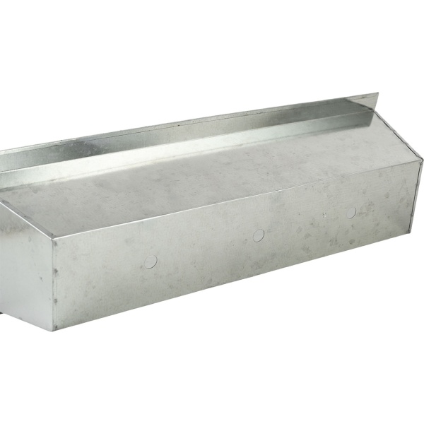 Premium Pflanzkasten für Europaletten aus verzinktem Metall, Paletteneinsatz mit 3 Ablauflöchern, Blumenkasten für Palettenmöbel, Silber