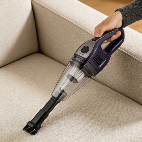 Akku-Handsauger 6800 Pa starker Mini Staubsauger, kabellos 2600 mAh Li-Ion 66W Tischsauger - kompakt & leise für Auto, Büro, Zuhause