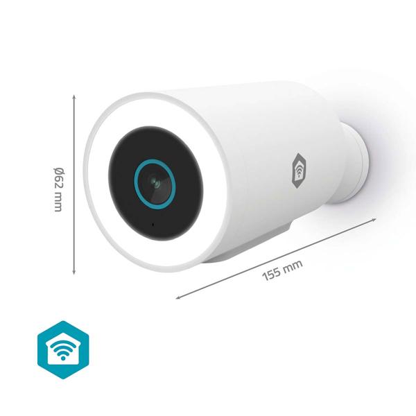 SmartLife Überwachungskamera Outdoor 3MP Full HD 1296p – WLAN IP Kamera weiss, wetterfest und leistungsstark für sichere Hausüberwachung