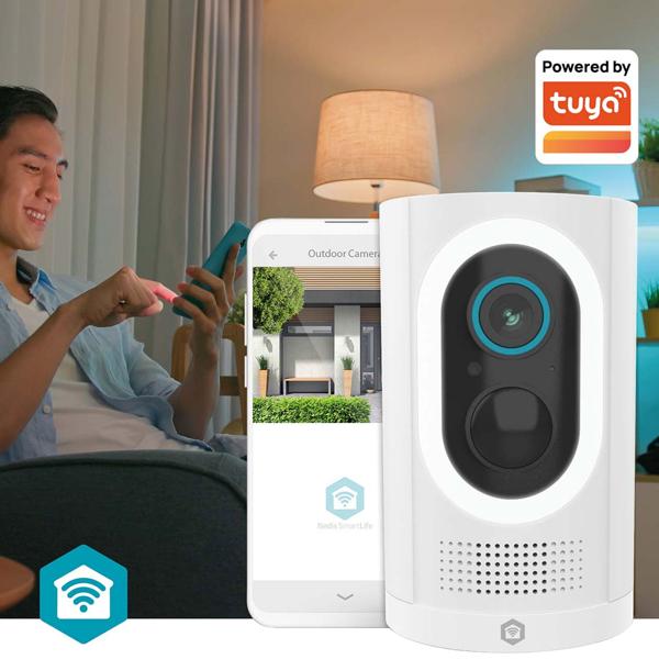 Hervorragende WLAN Akku Überwachungskamera - 100% kabellos, 3MP Smart Outdoor Kamera, Farb-Nachtsicht, Bewegungssensor & 6 Mon. Standby