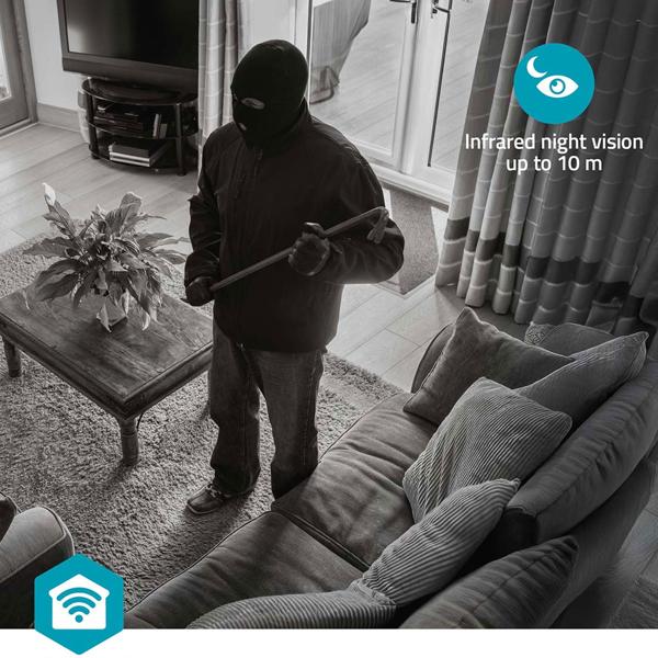 Sichere WLAN Überwachungskamera Innen Full HD 3MP – Schwenkbar, Neigbar, Auto-Tracking & Sirene – Perfekt als Babyphone, Tierkamera oder Heimschutz