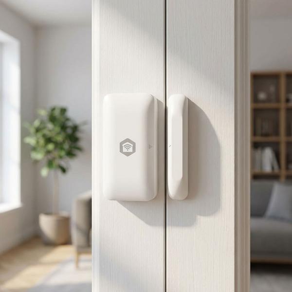 Sicherer Zigbee Tür- & Fenstersensor Smart Home: Zuverlässiger Schutz gegen Einbruch, Sofort-Benachrichtigung, Einfache Montage, Lange Akkulaufzeit