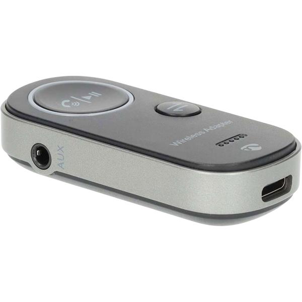 Mobiler Bluetooth 5.4 Audio Adapter 2-in-1 – Transmitter & Receiver für Flugzeug, Auto & Stereoanlage – Niedrige Latenz, Dual Pairing, 10 Std. Akku