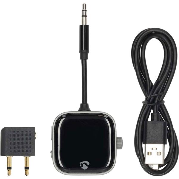 Bluetooth 5.3 Audio Adapter 2-in-1: Sender & Empfänger mit Display, Niedrige Latenz, 13h Akku - Audio Transmitter für Auto, Kopfhörer, Flugreisen