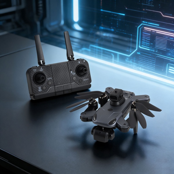 4K Drohne mit Kamera Schwenkbar C0 Zertifiziert Bürstenloser Motor Faltbar GPS Rückkehr Hinderniserkennung Follow-Me Live-Übertragung Waypoint App