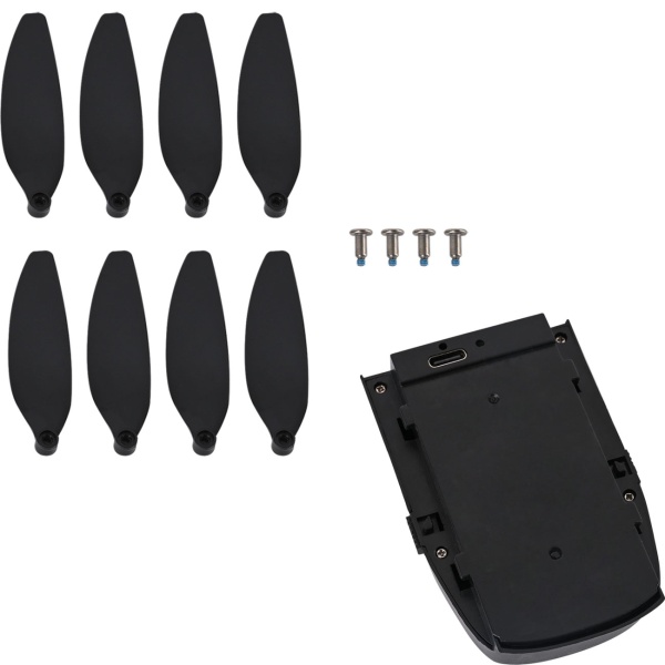 Ersatzteil-Set für GPS Drohne CH11603 - mit kraftvollem 3000 mAh / 7,4 V Ersatz-Akku und 4 hochwertigen Propellerpaaren als Ersatz-Rotoren