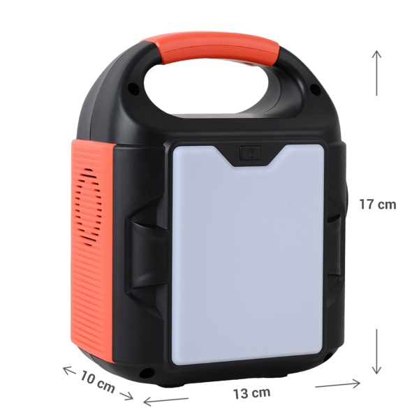 Mobiles Powerstation Set 88,8Wh mit 40W Solarpanel faltbar, 230V Steckdose, 100W, USB-C PD 65W, Solargenerator mit LED-Leuchte für Camping & Outdoor