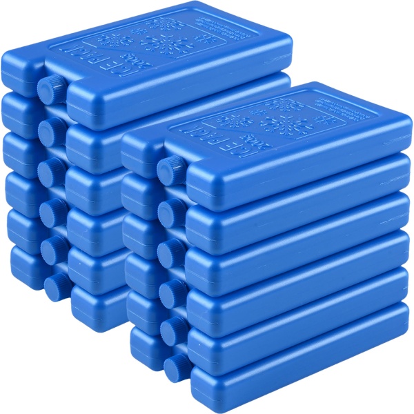 12er Set Kühlakkus für Kühltasche & Lunchbox – je 200g, Kühlelemente flach & wiederverwendbar – BPA-freier Kühlakku für 12h Kühlung