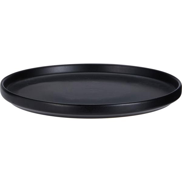 Elegantes 6-tlg. Frühstücks-Set in Schwarz Matt: Edles Geschirr-Service für 2 Personen - Modernes Essgeschirr für Müsli, Kaffee, Brunch, u.v.m.